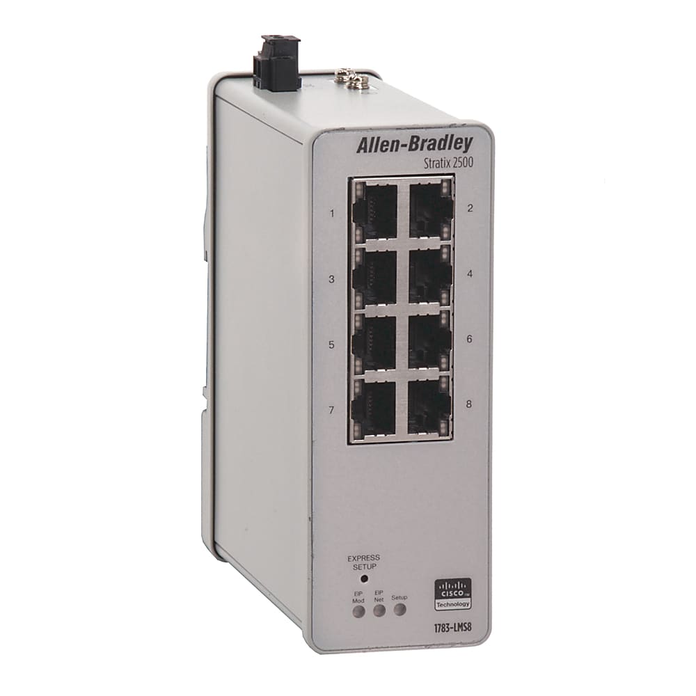 Легкое управление. Allen Bradley Switch Ethernet 5 портовый. 1783-Lms8. Allen Bradley Stratix. Промышленный коммутатор \Allen Bradley Ethernet.