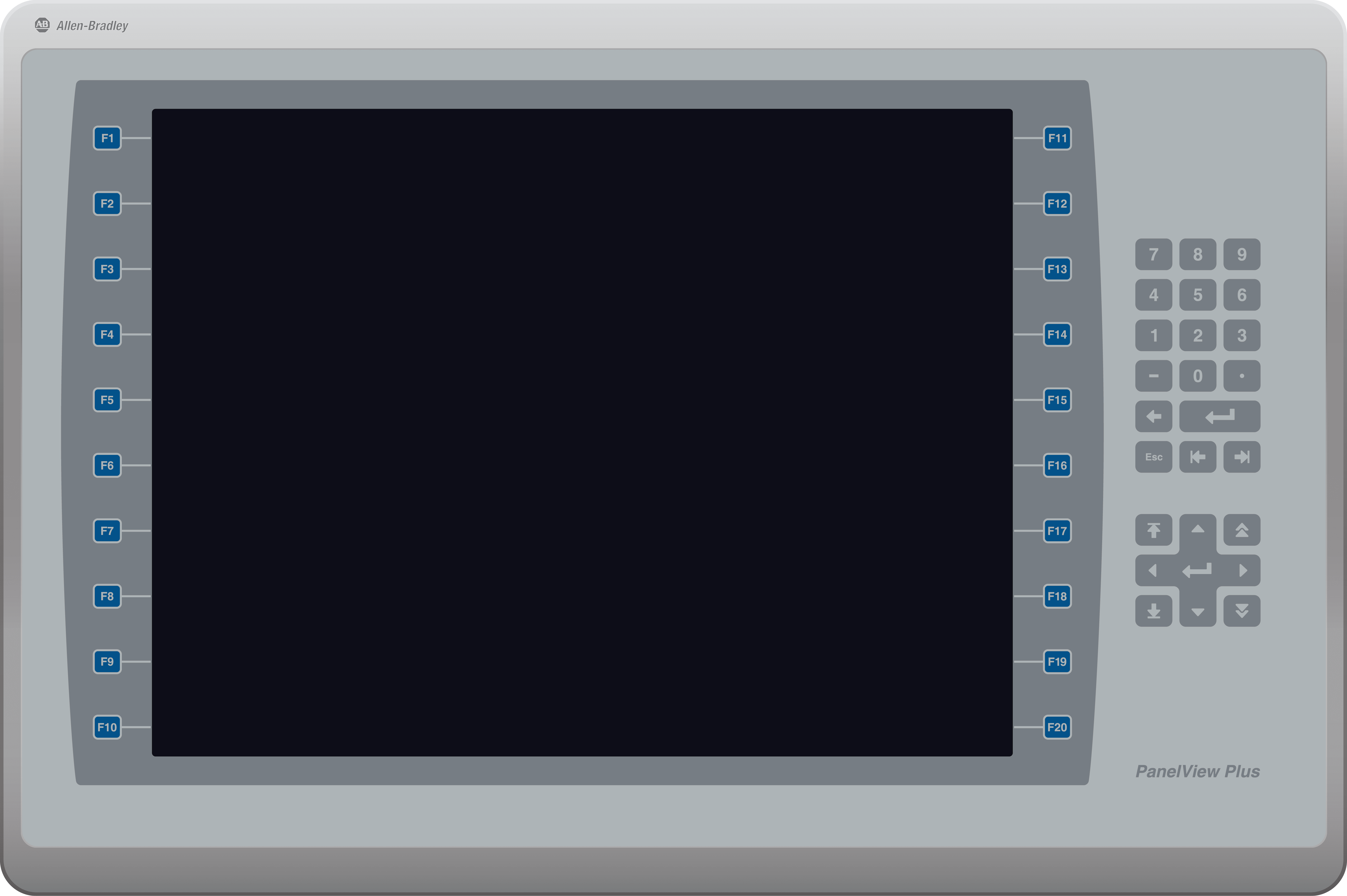 PanelView Plus 7 Performance 15'' Touch & Key DLR 230VAC TripleS