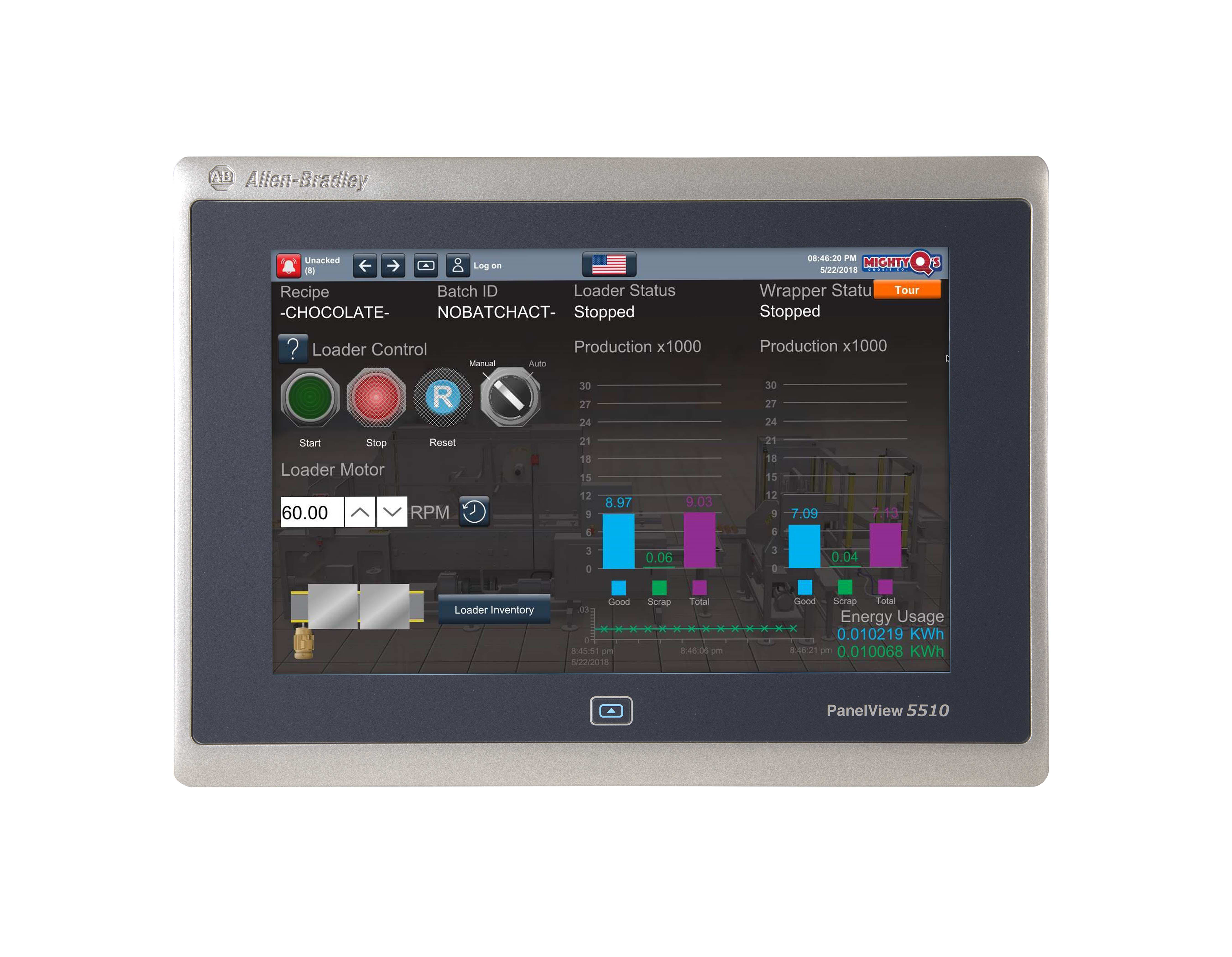 PanelView 5510 12 in. Graphic Terminal TripleS