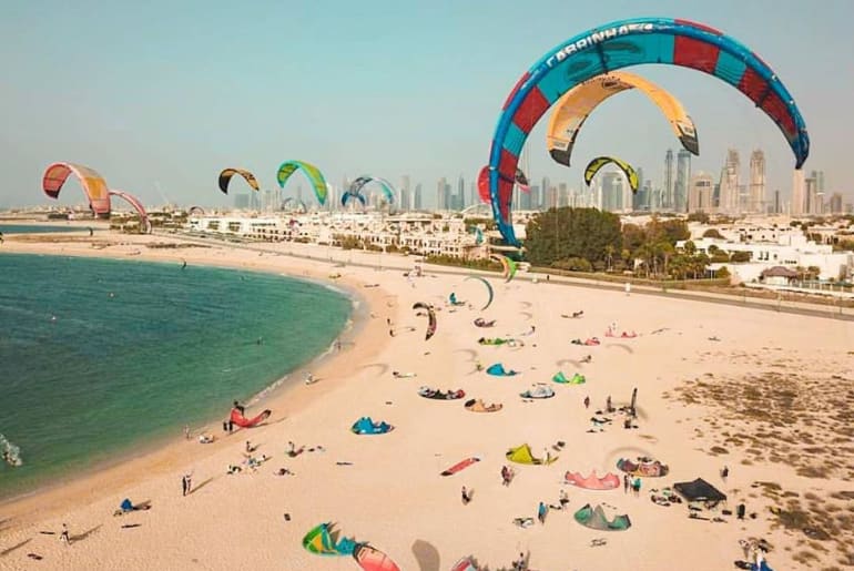 Dubai in October: An Enchanting and Thrilling Escape 1 Kite Beach- Dubai in October