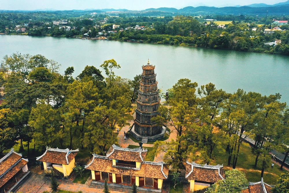 Vietnam in October: Exploring Vibrant Festivals and Natural Wonders 3 Visit the Thien Mu Pagoda in Vietnam in October