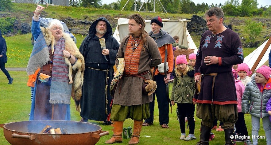 Iceland in July: Chasing Waterfalls, Highland Adventures, and Vibrant Festivals 4 Viking Festival in Hafnarfjörur
