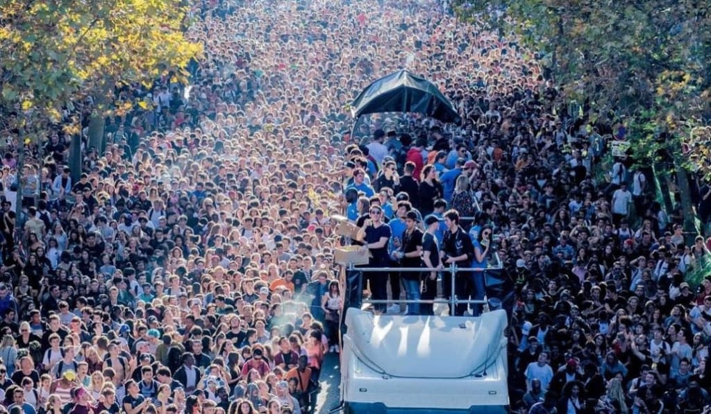 France in September: Celebrating the French Autumn's Delight 5 Techno Parade in Paris