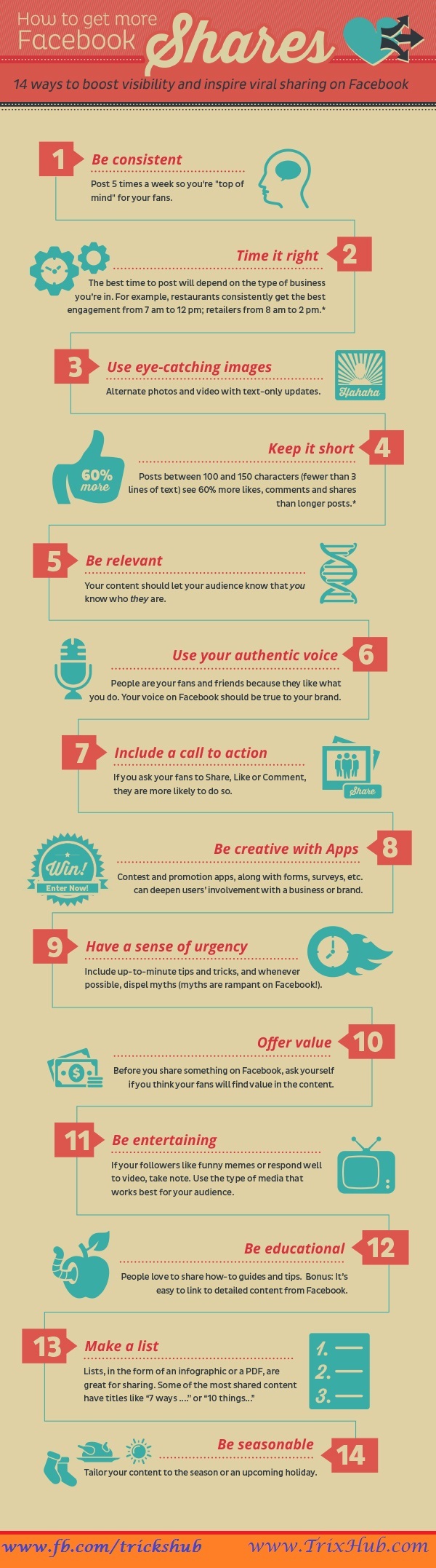 14 Ways to Get More Shares On Facebook fb shares amui1d