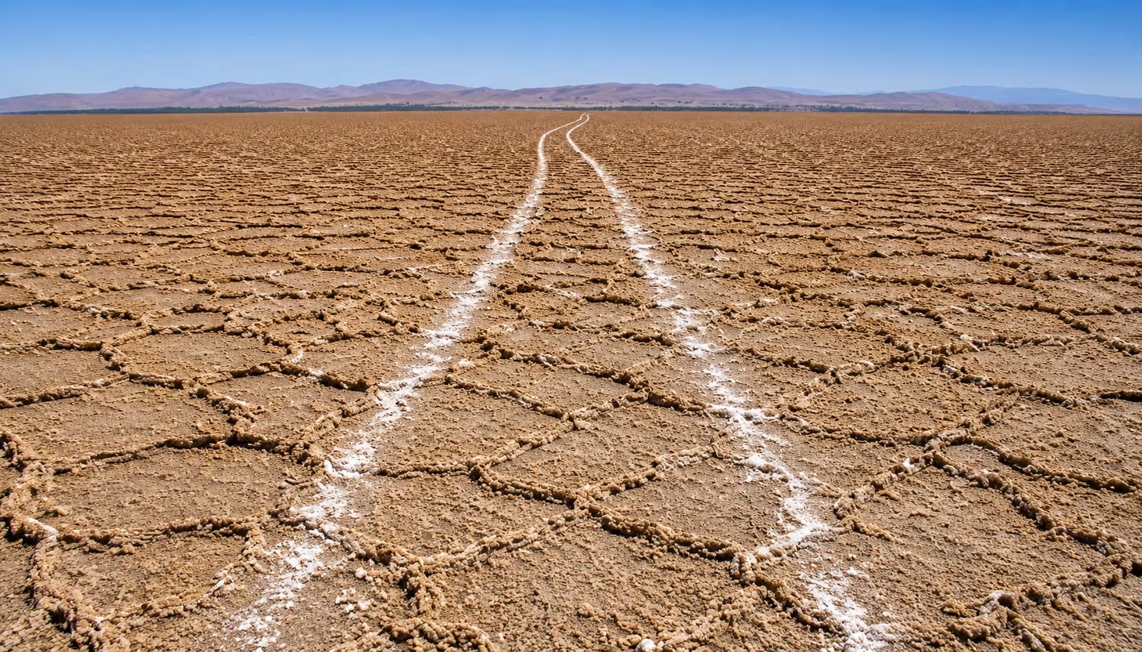 Maranjab Salt Lake Wandering Island