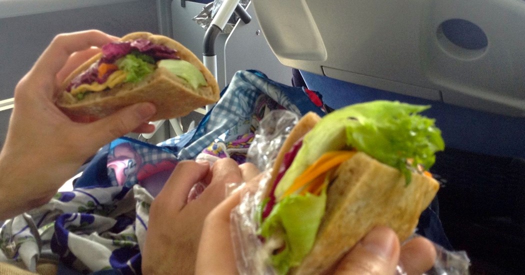 Complimentary snack pack on Iran VIP bus