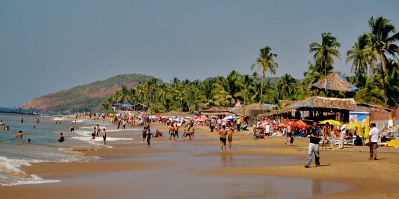 Top Beaches in North Goa - Anjuna Beach