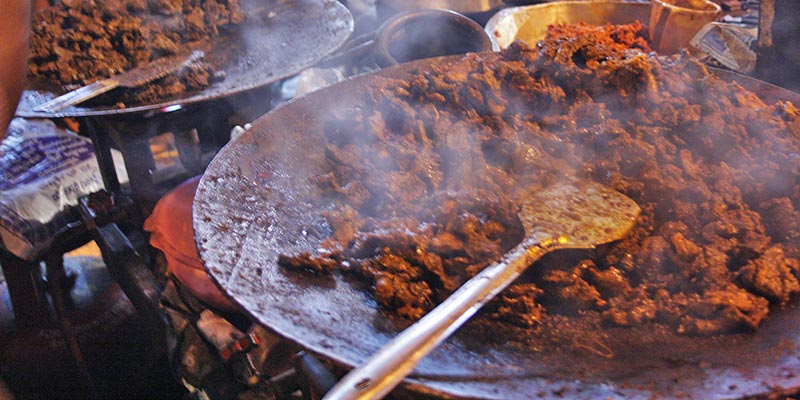 Street Food in Bangalore - Shivaji Nagar