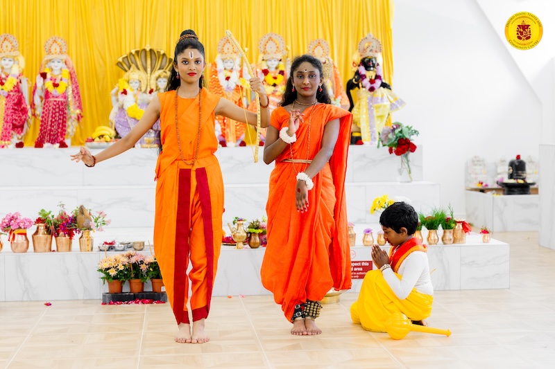 Ceremonial performance at the Grand Opening