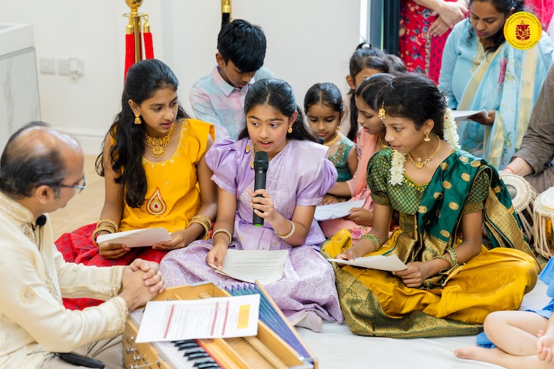 Devotional music at the Grand Opening celebrations