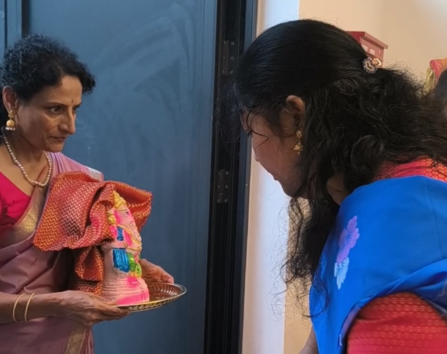 Ganesh Chaturthi sthapana and pooja at Oxford Hindu Mandir