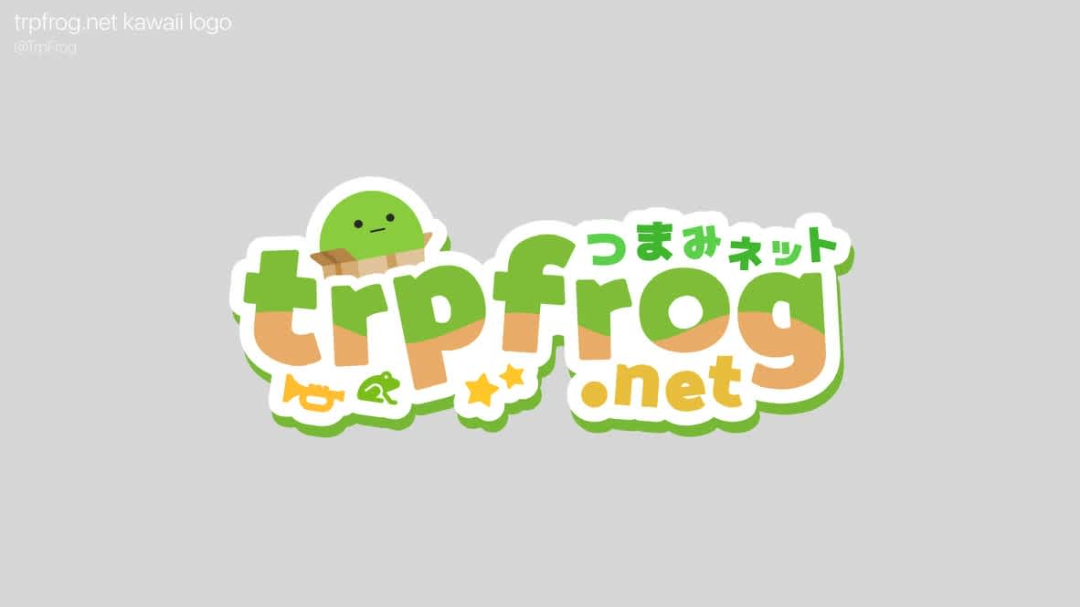 つまみネットの kawaii ロゴ