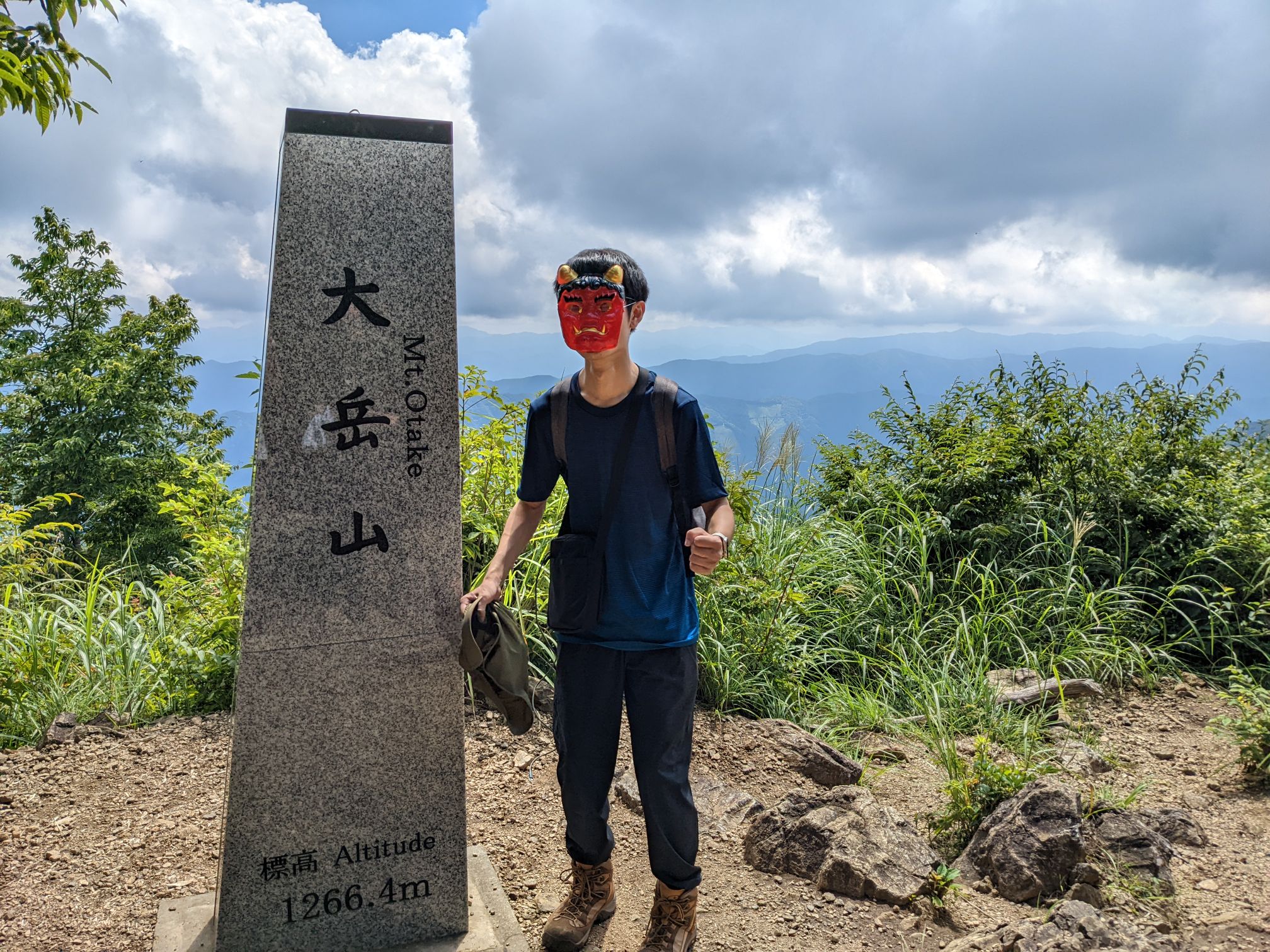 御岳山から大岳山に登ってきた