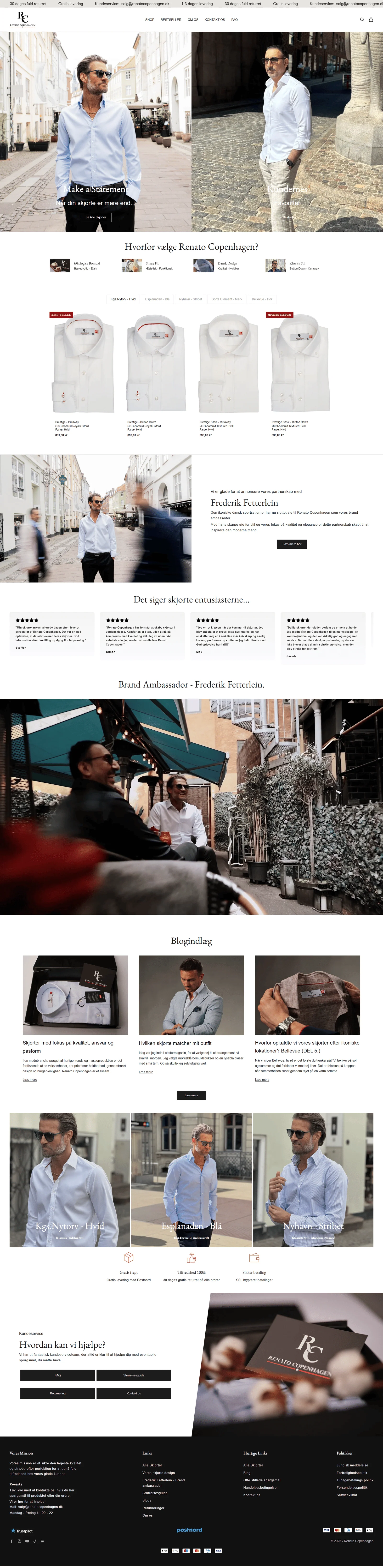 Accessories Storefront: screenshot of a sample storefront layout