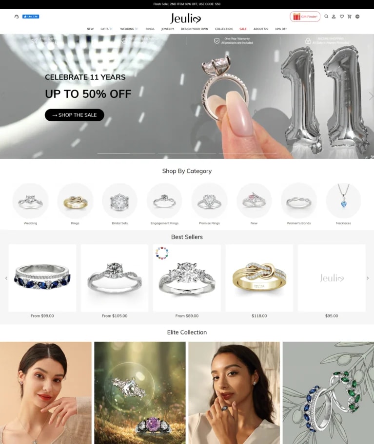 Jewelry Catalog Storefront — sample project