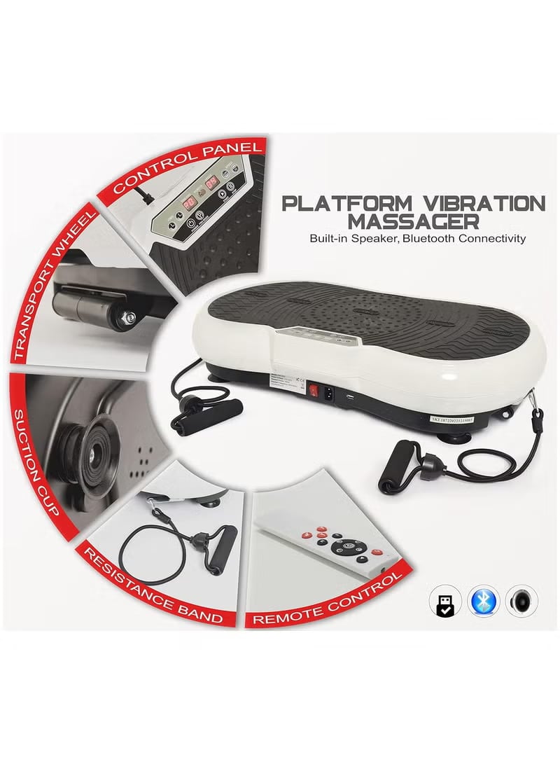 3D Vibration Plate Exercise Machine Power Fit Crazy Fit Massage Vibration Plate For Whole Body Slimming