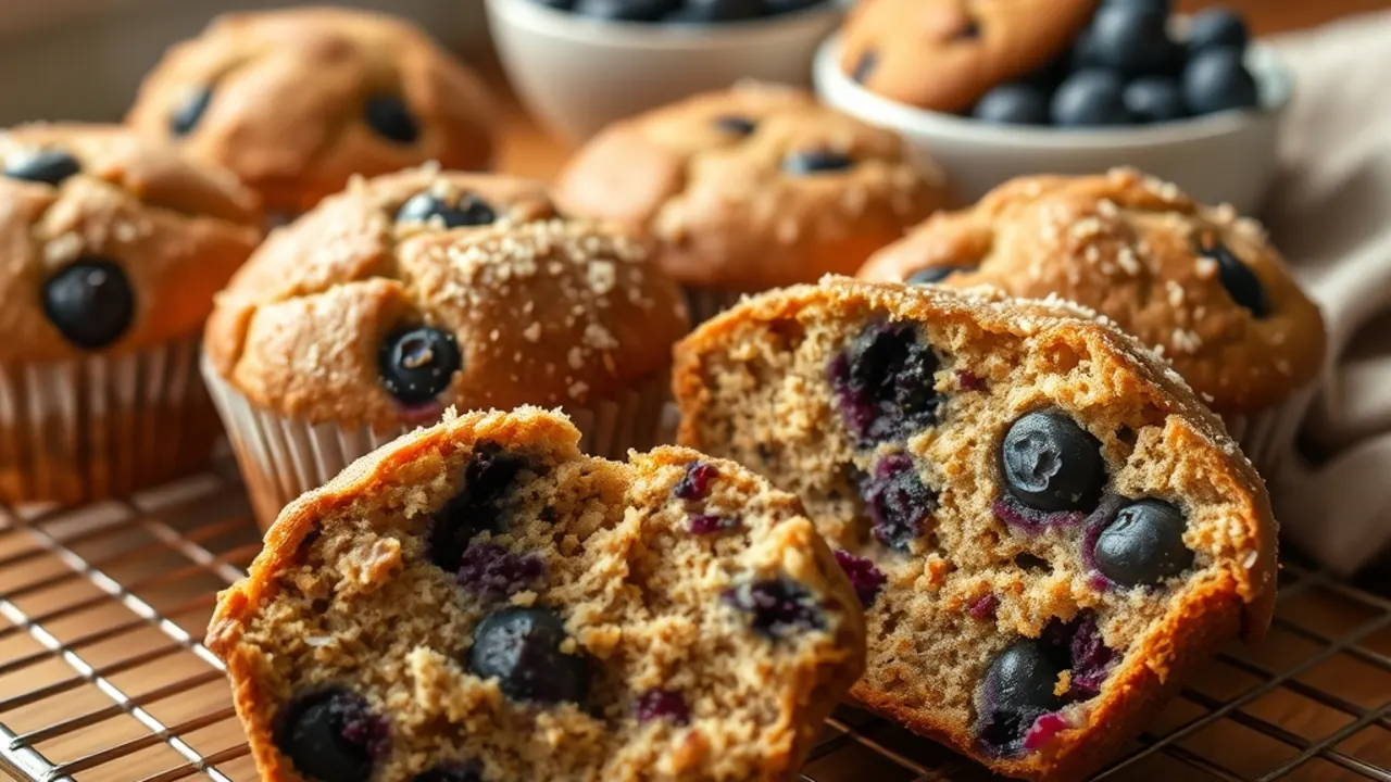 Homemade Blueberry Bran Muffins: Moist and Tender Recipe Homemade Blueberry Bran Muffins: Moist and Tender Recipe
