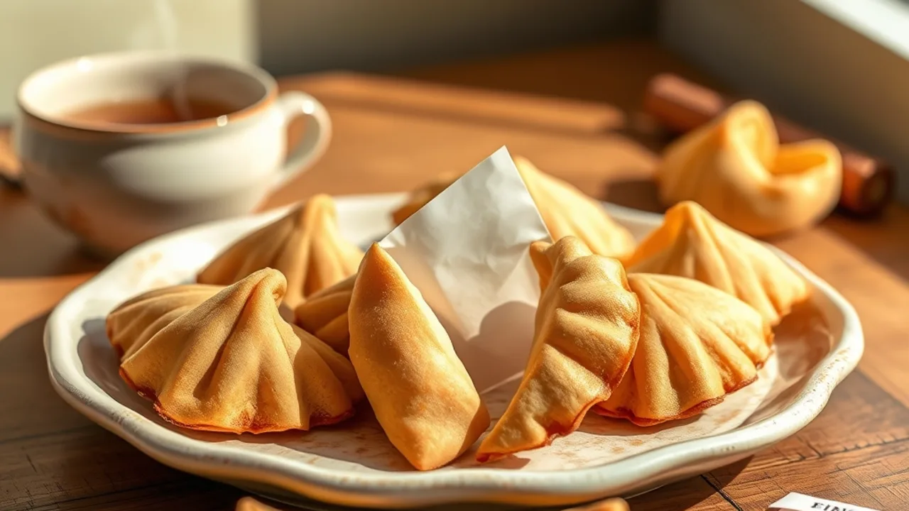 Crispy Homemade Fortune Cookie Recipe: Easy Step-by-Step Guide
