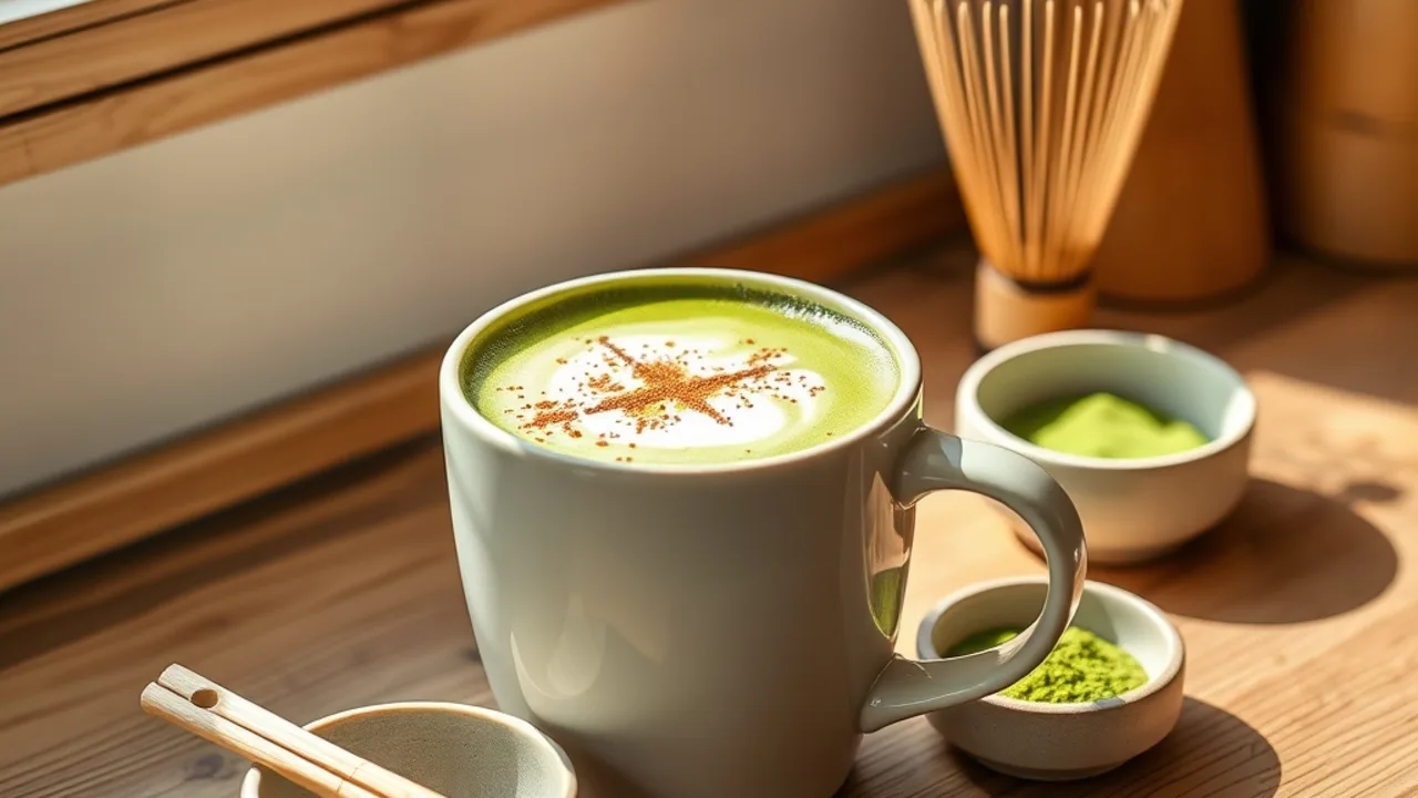 Autumn Calabrese Matcha Latte Recipe: Healthy Daily Green Tea Autumn Calabrese Matcha Latte Recipe: Healthy Daily Green Tea
