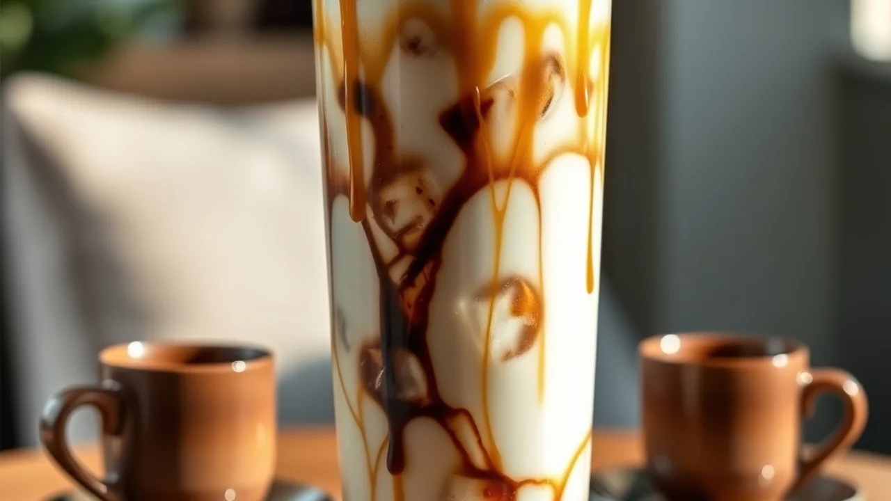 Easy Iced Salted Caramel Cloud Macchiato Recipe Easy Iced Salted Caramel Cloud Macchiato Recipe