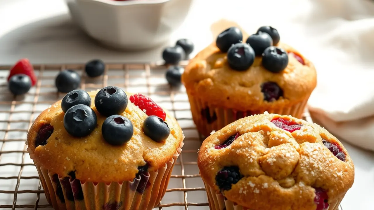 Homemade Berry Muffins Recipe: Fluffy Bakery-Style Bakes