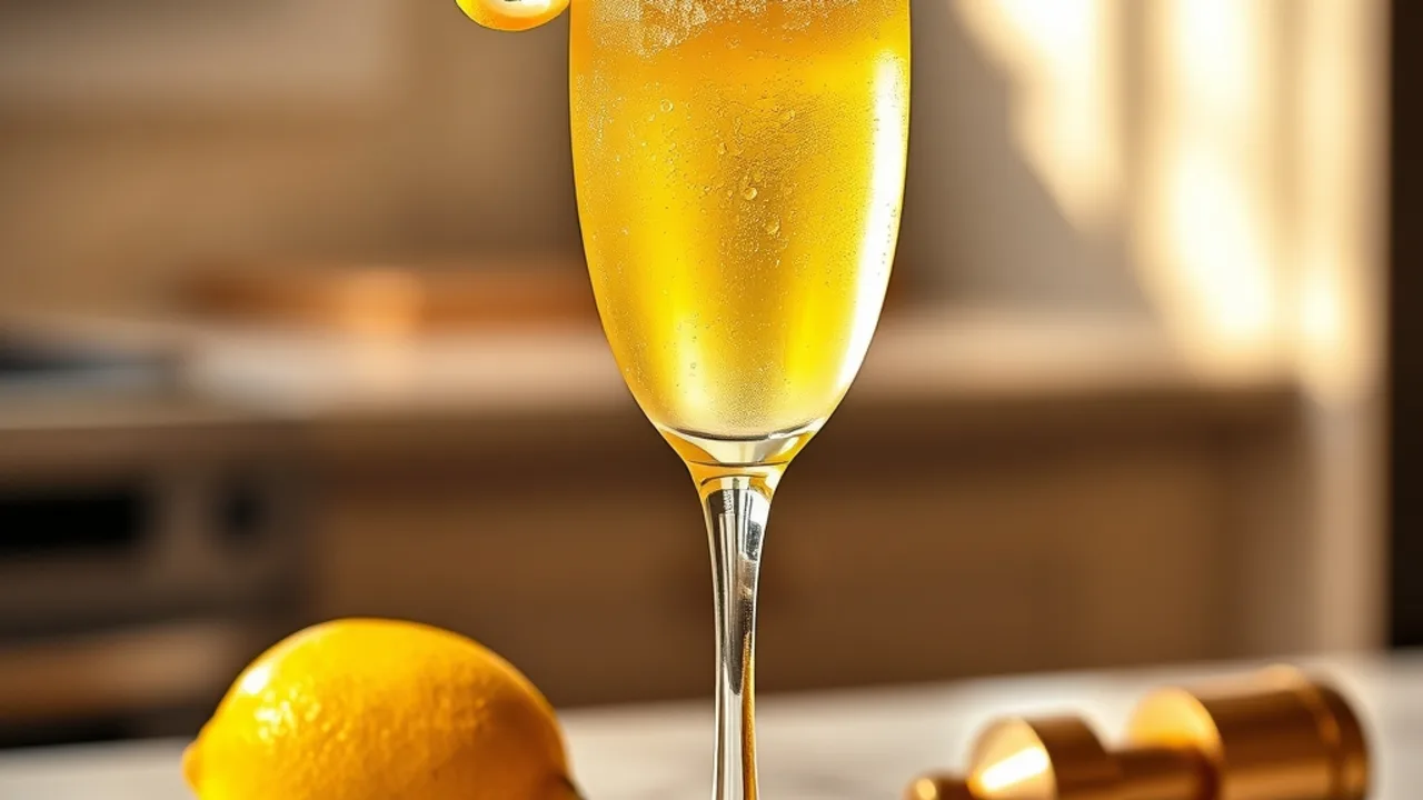 French 75 Mocktail Recipe: Easy Sparkling Citrus Sip