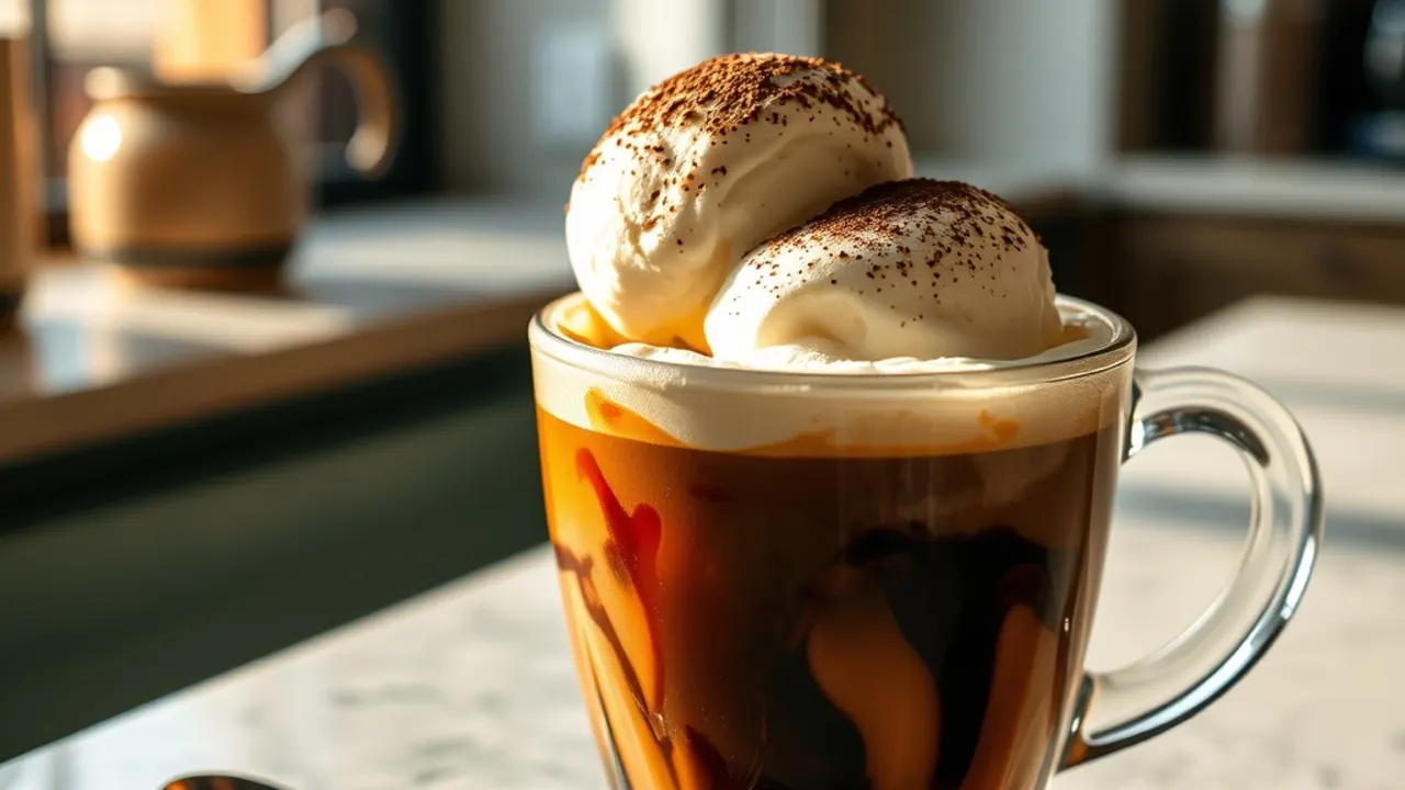 Cappuccino with Ice Cream: Easy Cafe-Style Recipe