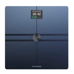 Withings Complete Body Composition Analysis Wi-Fi Smart Scale with LCD  Color Screen - Black