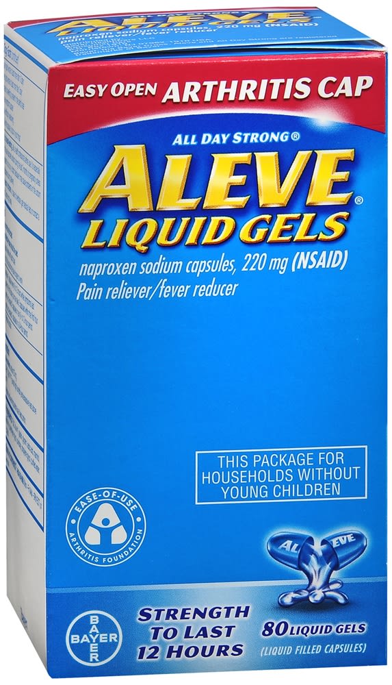 Aleve Liquid Gels Easy Open Arthritis Cap | Optum Store | Optum Store