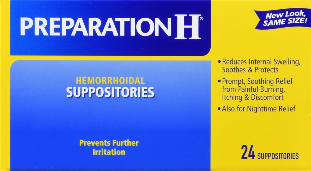 Preparation H Hemorrhoidal Suppositories Optum Store Optum Store