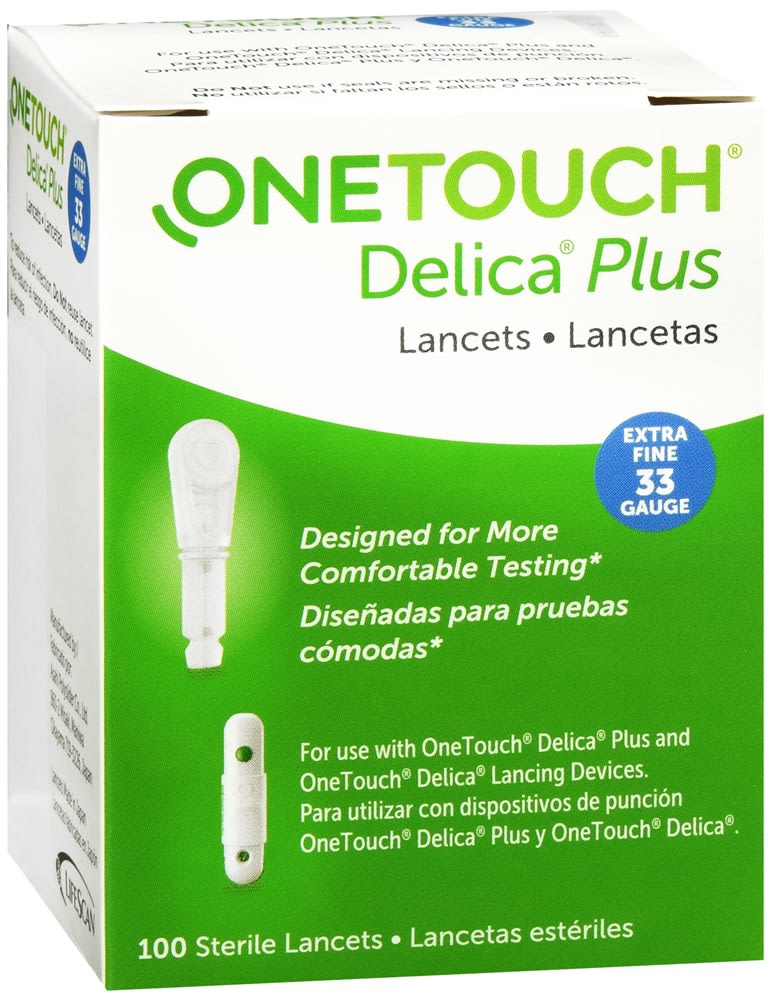 Delica Plus Lancets Extra Fine 33 Gauge Optum Store Optum
