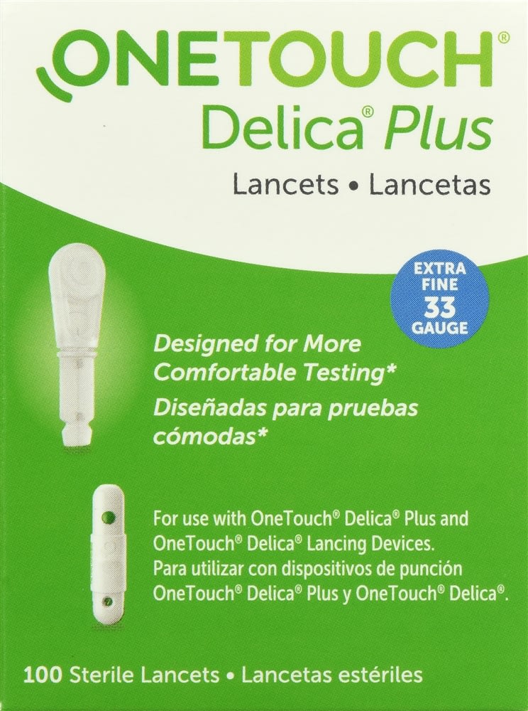 Delica Plus Lancets Extra Fine 33 Gauge Optum Store Optum