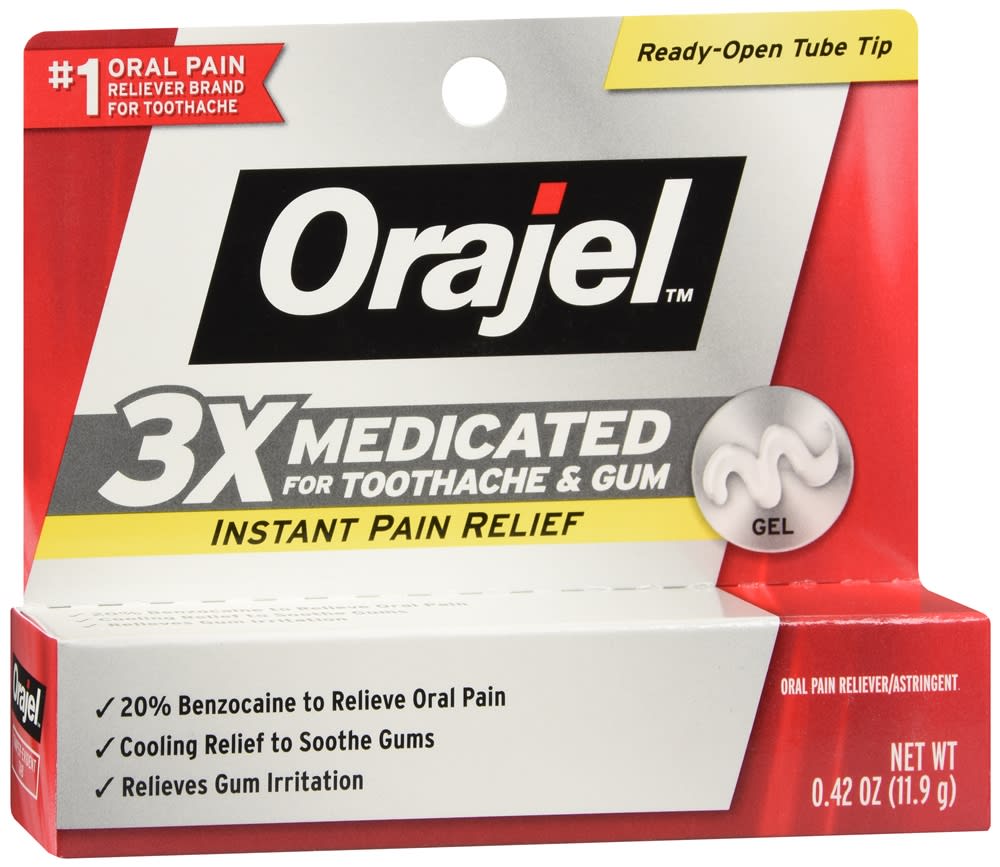 Orajel 3X Medicated for Toothache & Gum Gel Optum Store Optum Store