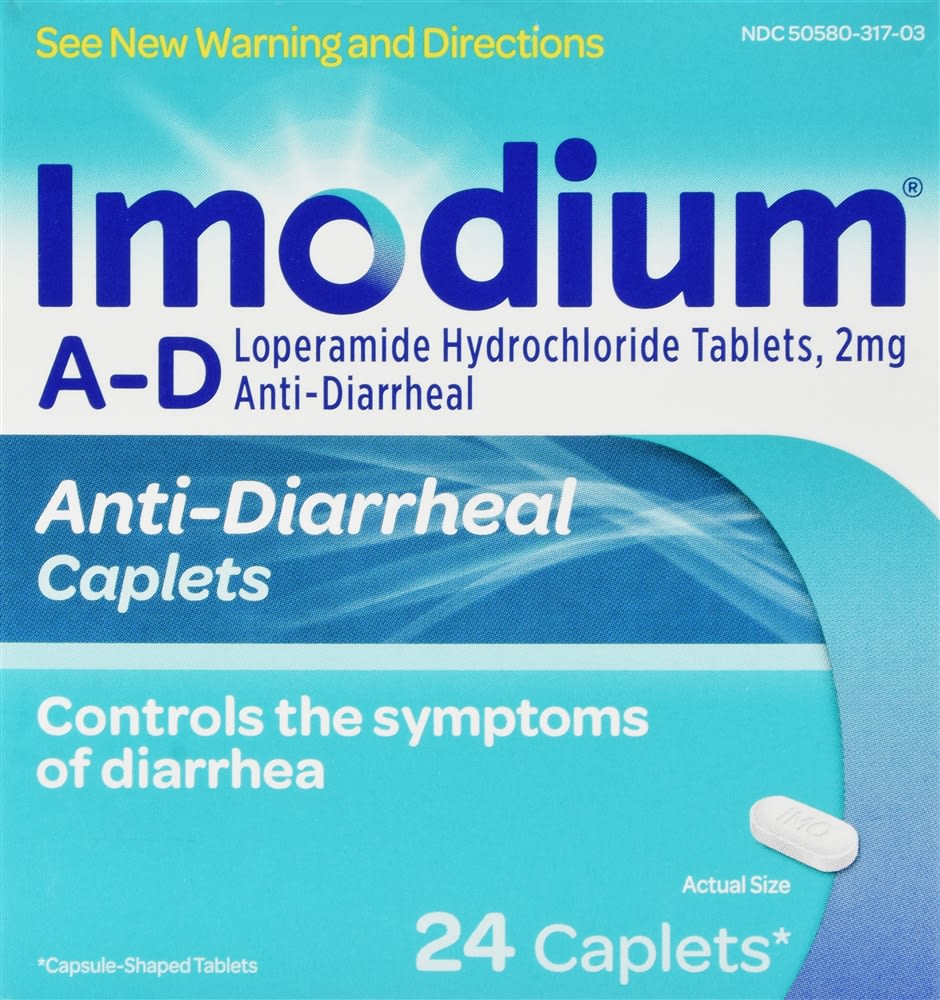 Imodium AD AntiDiarrheal Caplets Optum Store Optum Store