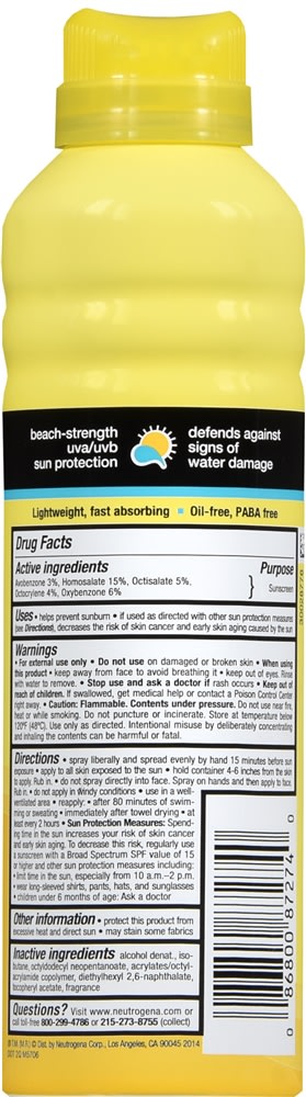 Neutrogena Beach Defense Sunscreen Spray SPF 70 Optum Store Optum Store