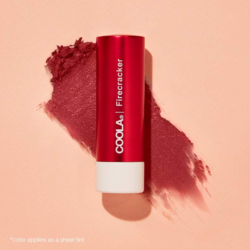 Coola Mineral Liplux Organic Tinted Lip Balm SPF 30, Firecracker Optum Store Optum Store