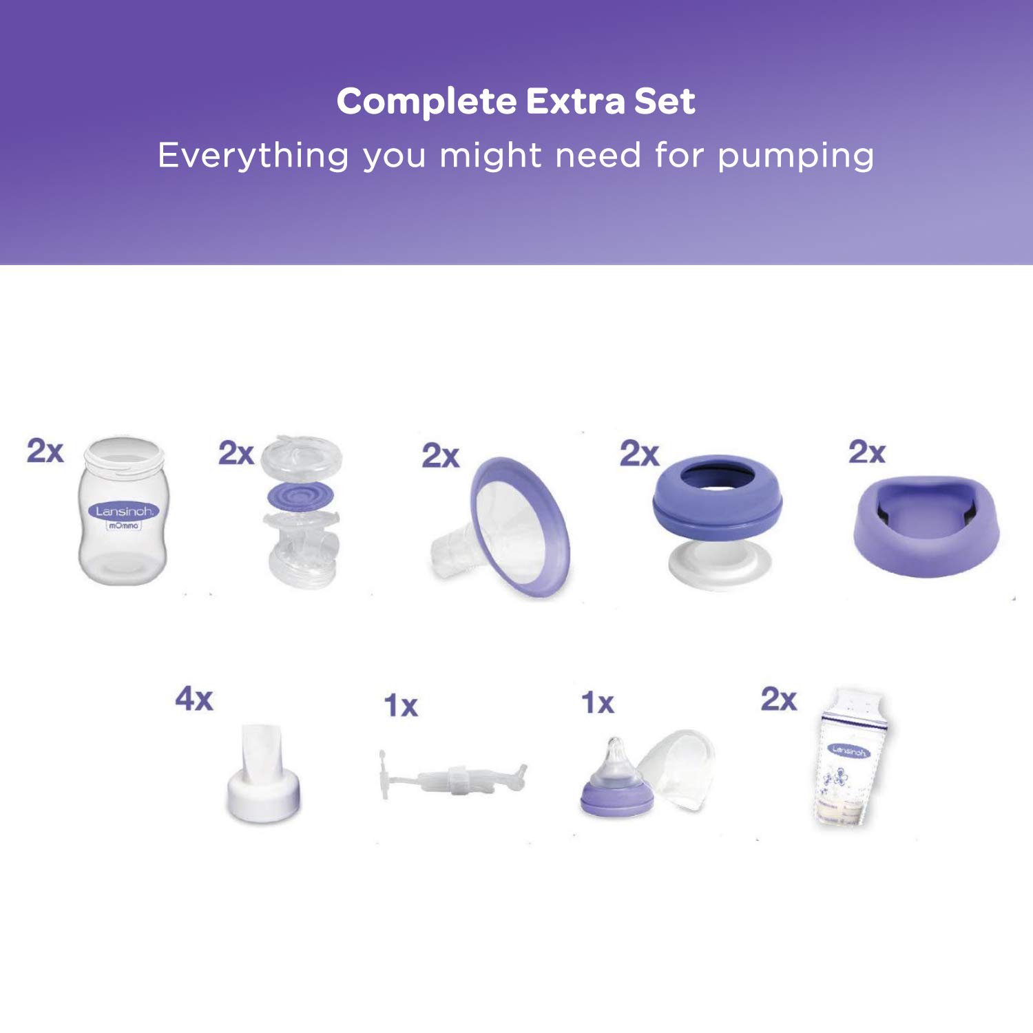 Lansinoh Extra Pumping Set Optum Store Optum Store