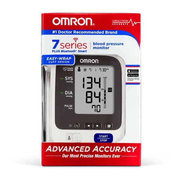 OMRON 7 Series Wireless Bluetooth Upper Arm Blood Pressure Monitor
