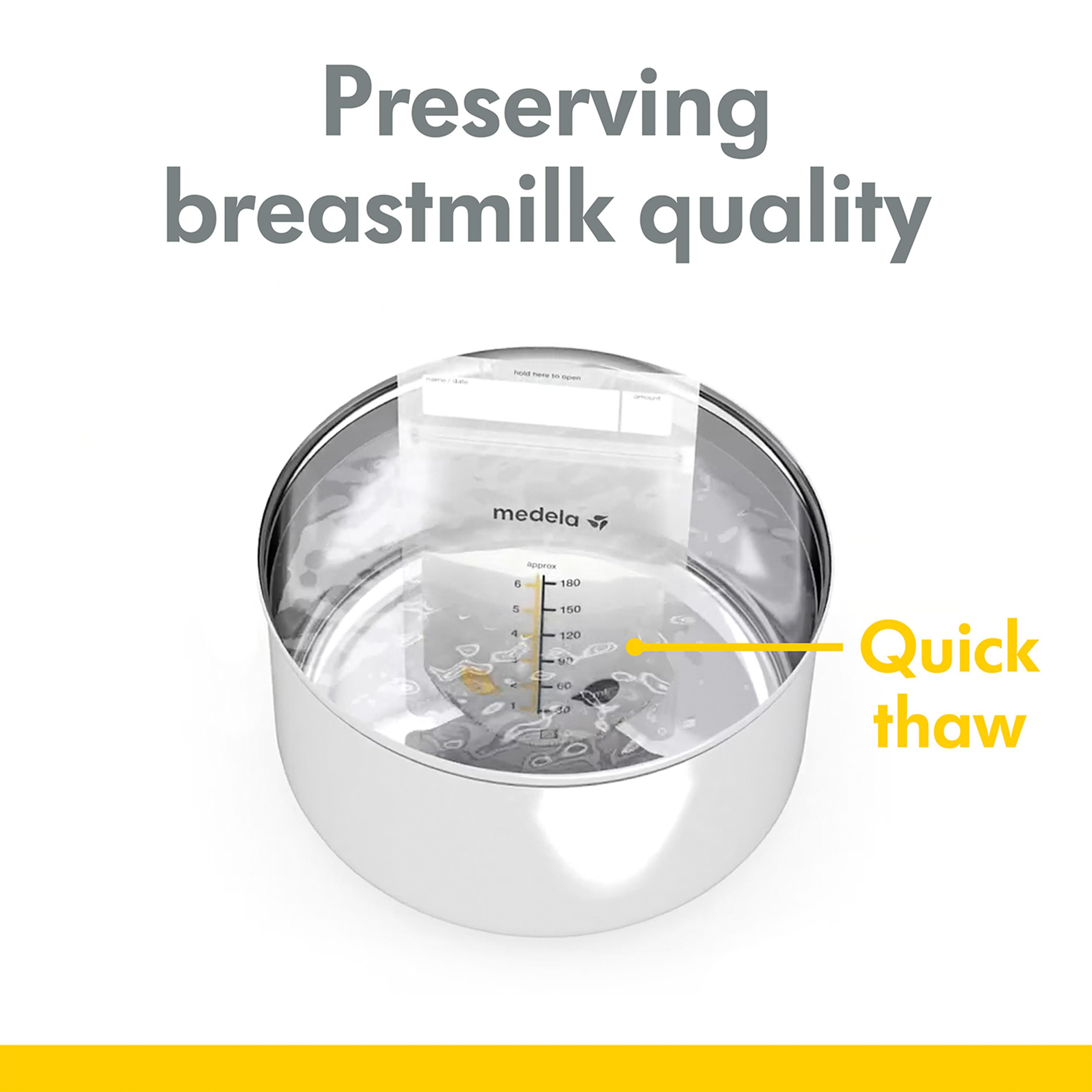 Medela Breast Milk Storage Bags 6 oz/180 ml - 100 ct