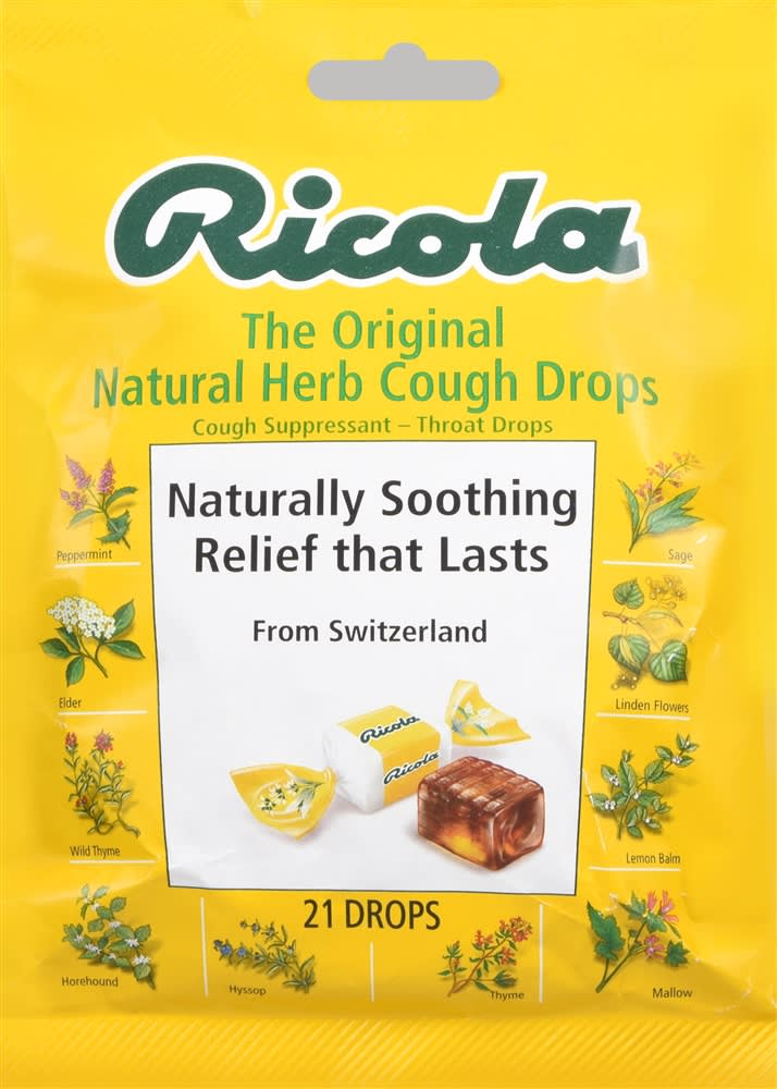 Ricola Natural Herb Cough Suppressant Throat Drops Original
