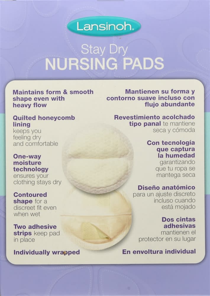 Lansinoh Stay Dry Disposable Nursing Pads, 60 ct - Harris Teeter