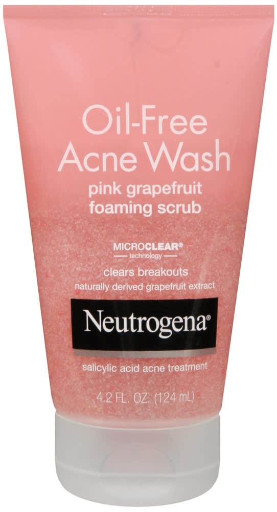 Neutrogena Oil-Free Acne Wash Pink Grapefruit Foaming Scrub 4.2 fl oz |