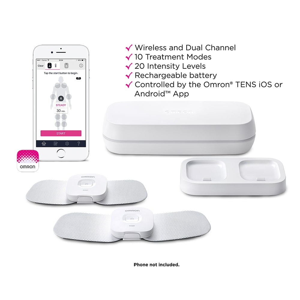 Wireless TENS Unit Stimulator by iTENS – Bluetooth Enabled TENS Device with  Free App, for Back Pain, Knee Pain, and Other Joint Relief. Rechargeable