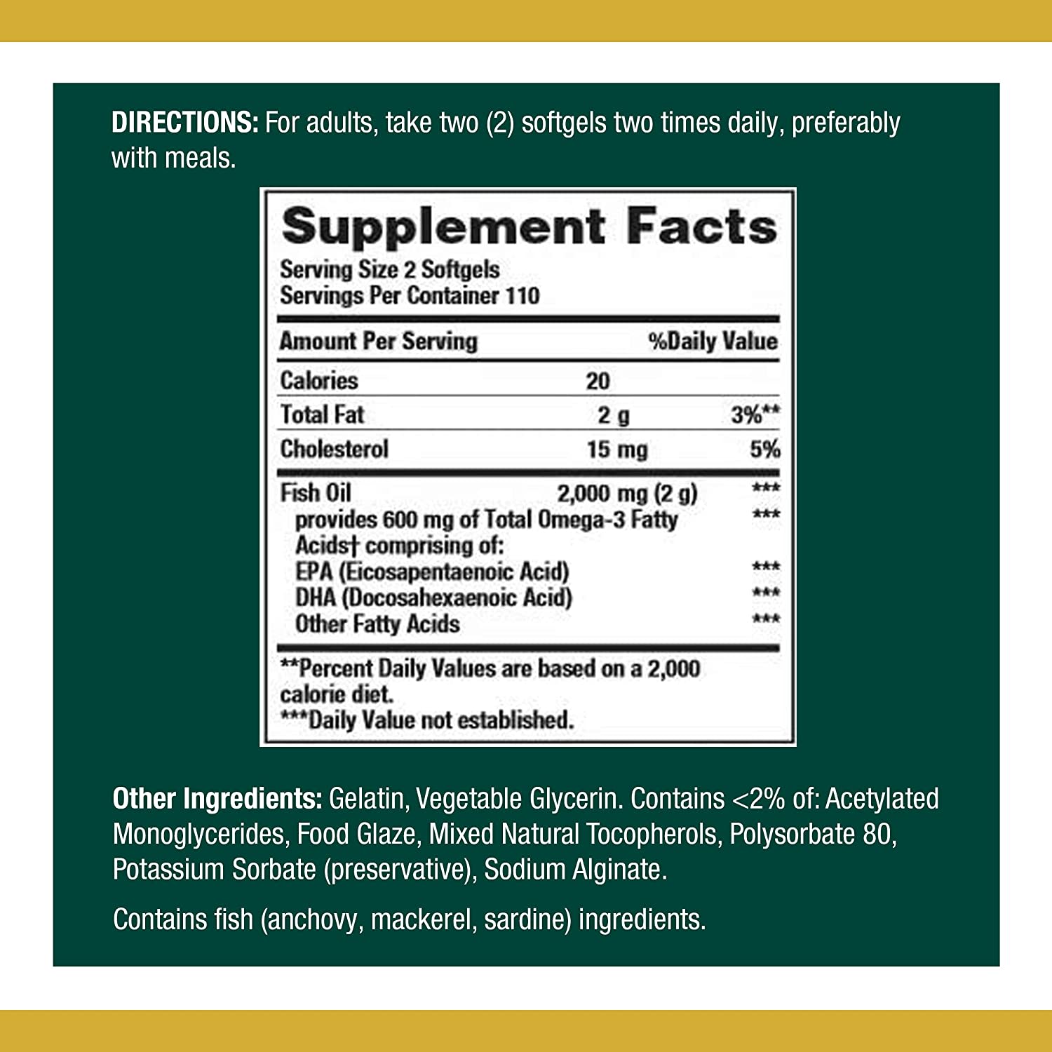 Nature's Bounty Fish Oil 1000 mg Softgels - 220 ct | Optum Store