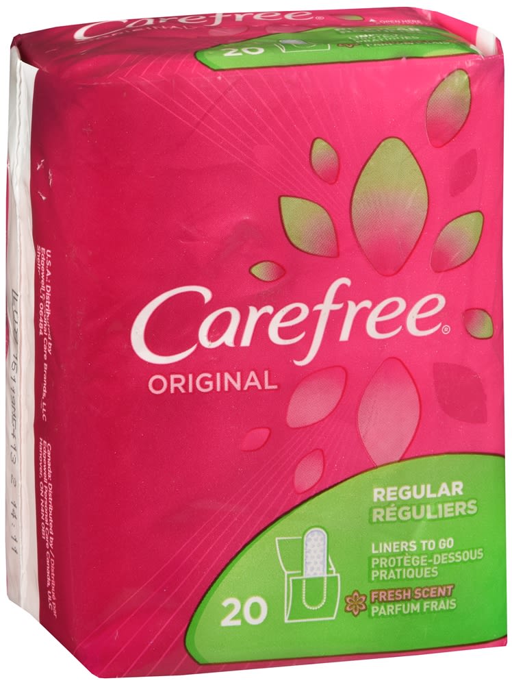 Carefree Original Regular Liners To Go, Fresh Scent - 20 ct | Optum Store