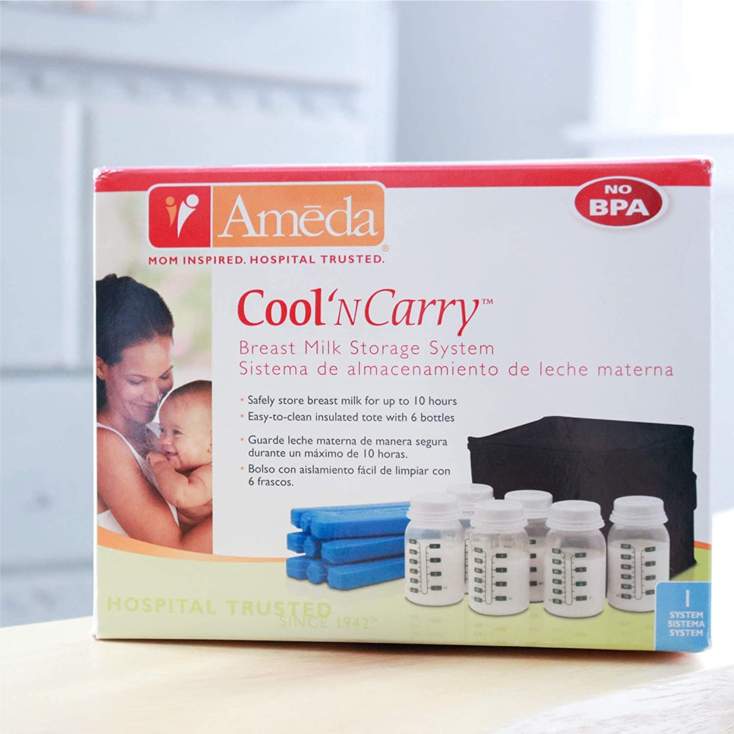 Ameda Cool 'N' Carry Breastmilk Cooler Bag - 10 Piece Set