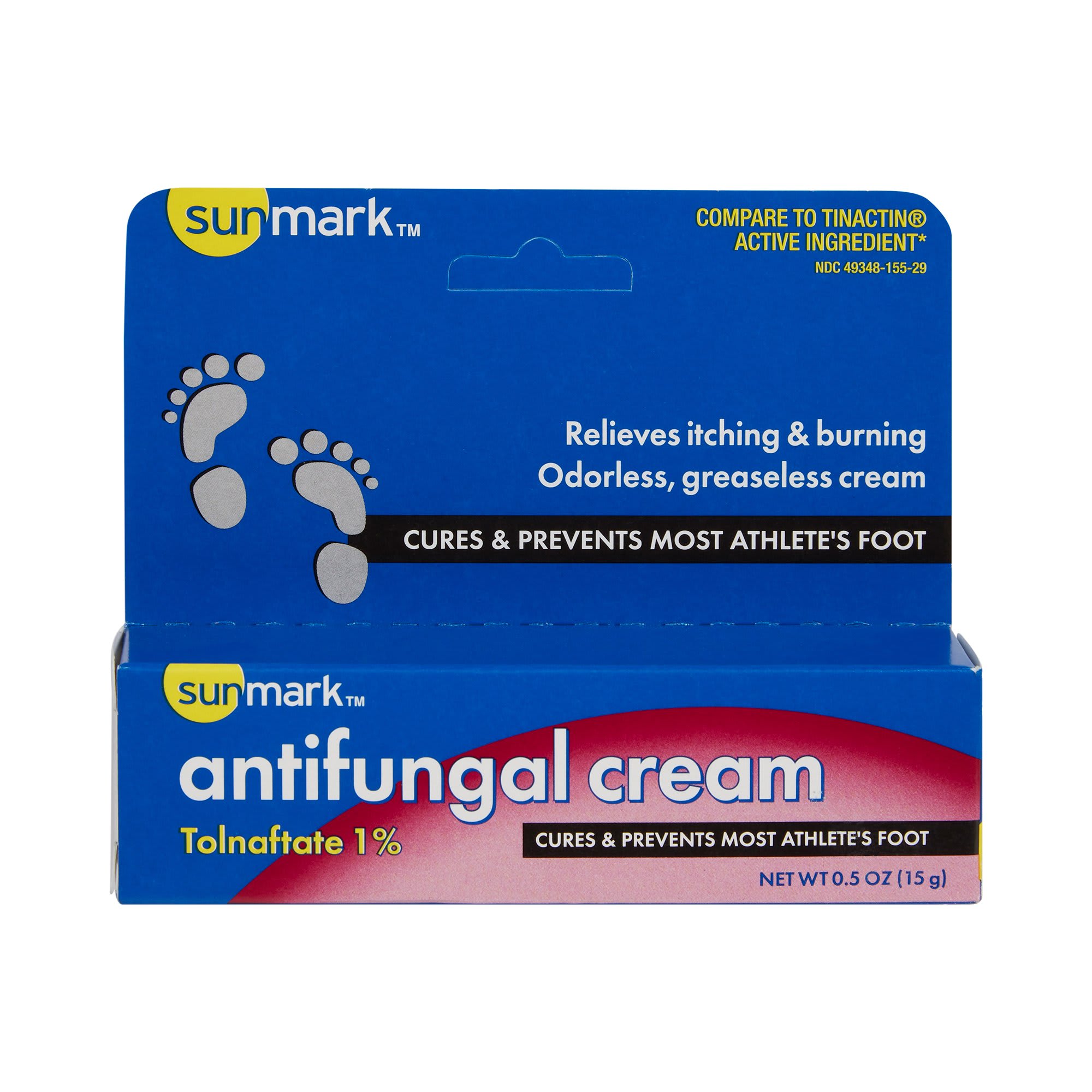 Umulig R melodisk Sunmark Tolnaftate 1% Antifungal Cream - 0.5 oz | Optum Store
