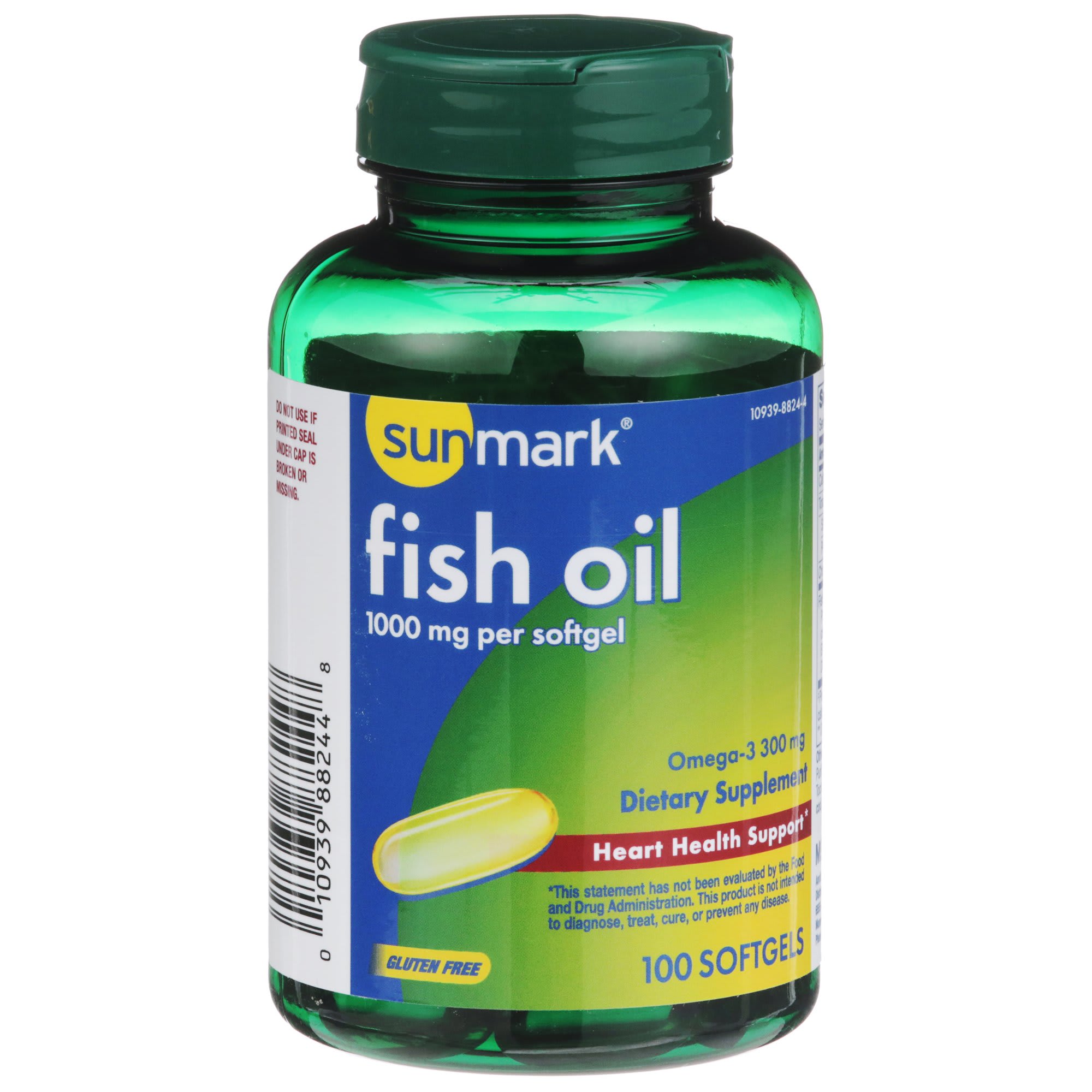 Omega-3 Fish Oil 1000 mg (300 mg Active Omega-3)