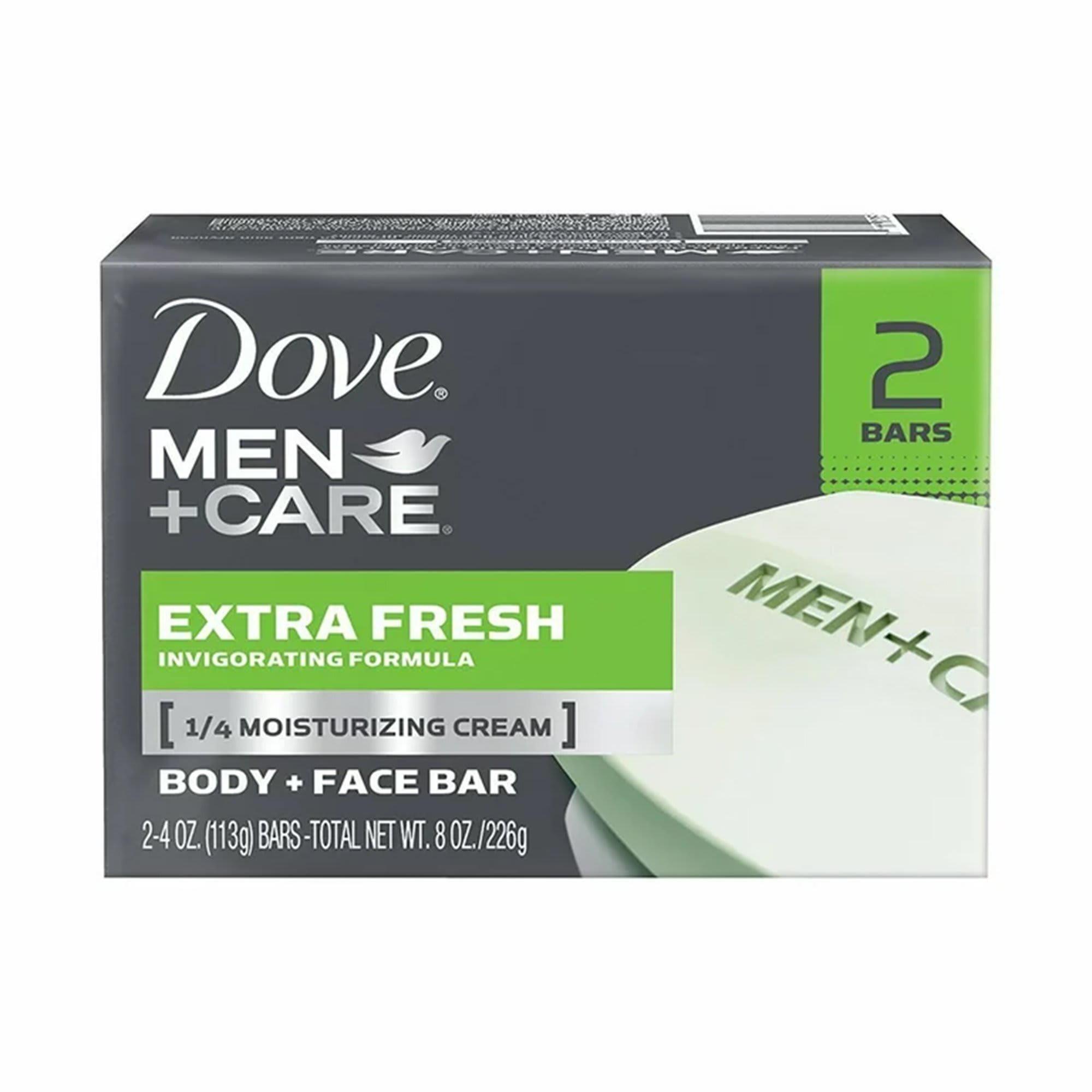 Dove Men+Care Extra Fresh Invigorating Formula Body & Face Bar 6 Pk 3.75 oz  Soap