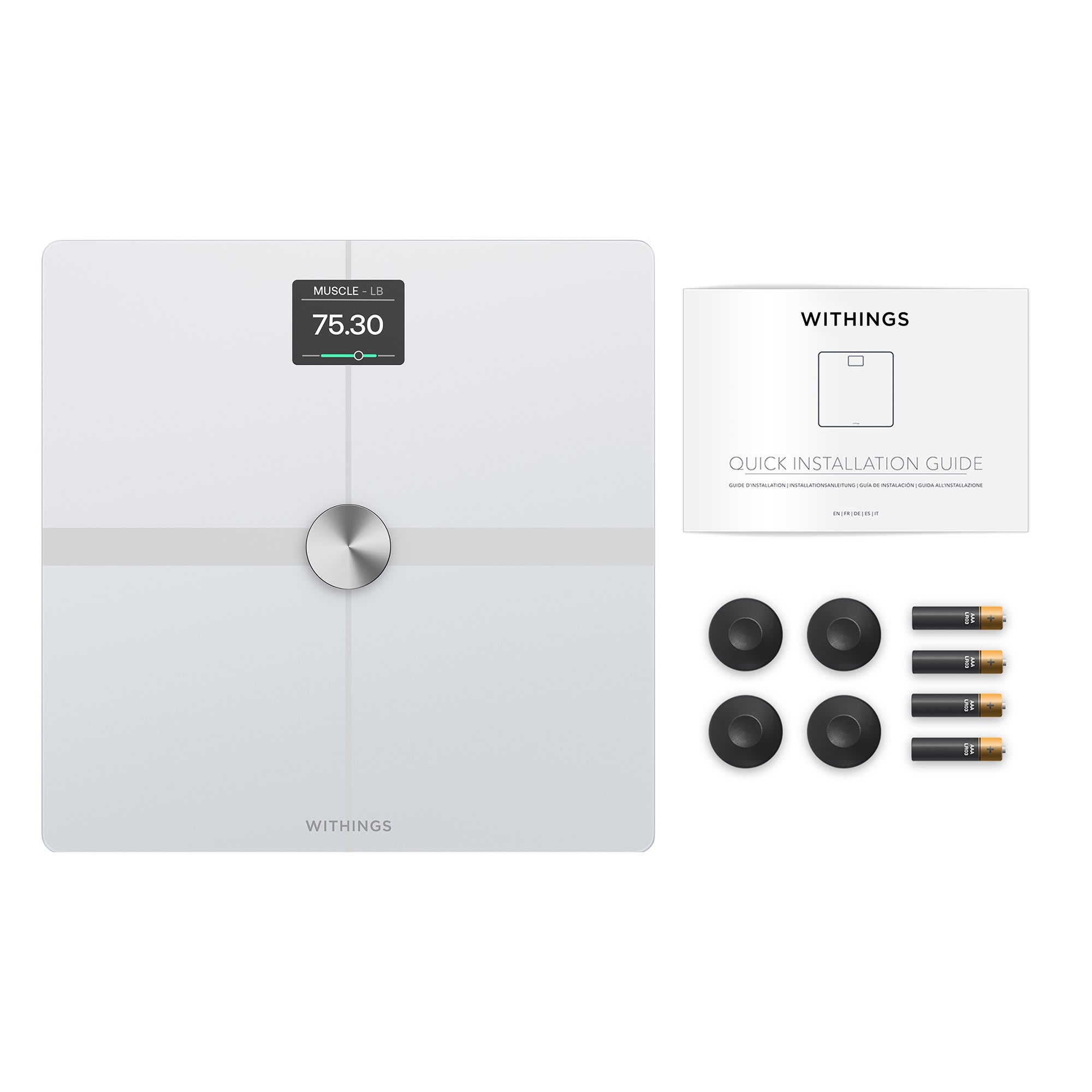 Withings Body Smart Advanced Body Composition Smart Wi-Fi Scale - Black